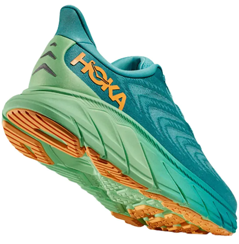 Hoka One One Men's Arahi 6 Running Shoes Ocean Mist/Lime Glow-3